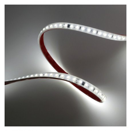 Ledstrip 220V 8W/m IP65 voor buiten SMD2835 120 leds/m (snede 10 cm)