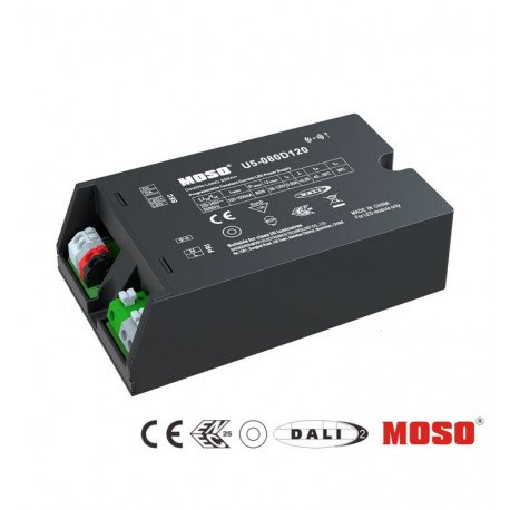 LED-driver 80W MOSO U5 DALI-2 en NFC dimbaar programmeerbaar