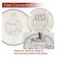 Plafón LED ajustable 20W 15W 10W con sensor radar IP44