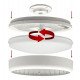 Plafón LED ajustable 20W 15W 10W con sensor radar IP44