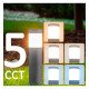 Led-baliza rond 9W voor buiten 57 cm 5CCT