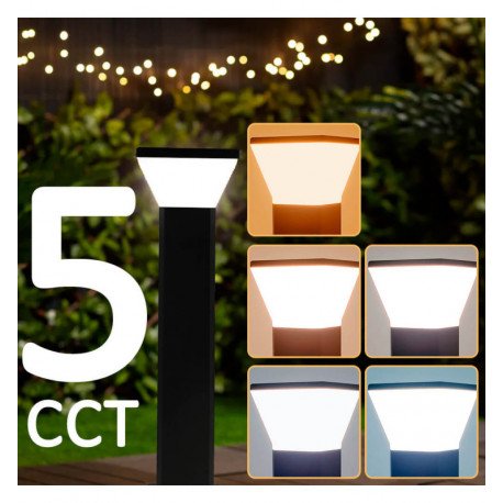 LED-bolard vierkant 9W voor buiten 5CCT GARDEN 56,5 cm