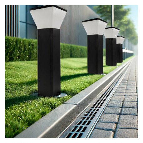 LED-bolard vierkant 9W voor buiten 5CCT GARDEN 56,5 cm