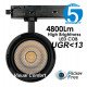 Led schijnwerper monofasig 40W-28W Roma zwart 24º-60º UGR13