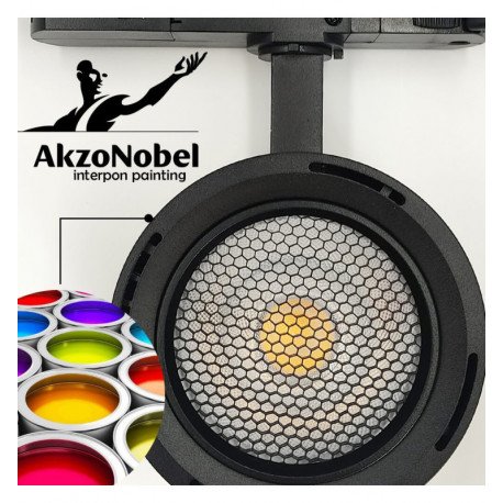 Led schijnwerper monofasig 40W-28W Roma zwart 24º-60º UGR13