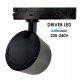 Led schijnwerper monofasig 40W-28W Roma zwart 24º-60º UGR13
