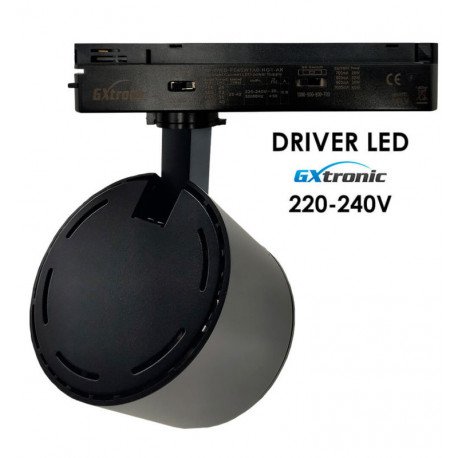Led schijnwerper monofasig 40W-28W Roma zwart 24º-60º UGR13
