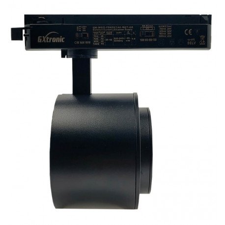 Led schijnwerper monofasig 40W-28W Roma zwart 24º-60º UGR13
