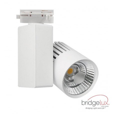 Led-schijnwerper 40W voor 1-fase rails 3CCT 4400 lm CRI+98 Bridgelux
