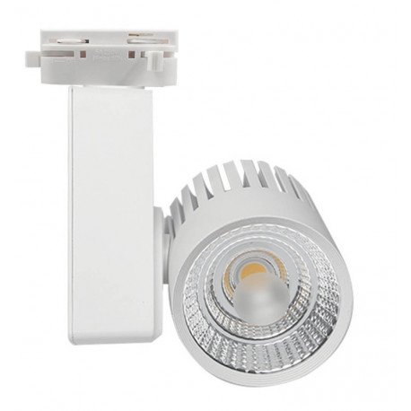 Led-schijnwerper 40W voor 1-fase rails 3CCT 4400 lm CRI+98 Bridgelux
