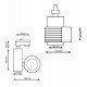 Led-schijnwerper 40W voor 1-fase rails 3CCT 4400 lm CRI+98 Bridgelux