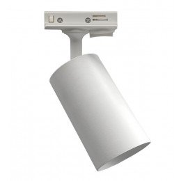 Led-trackspot GU10 eenfasig wit draaibaar