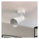 Led plafond-wandlamp HOORN wit draaibaar voor GU10