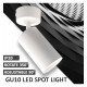 Led plafond-wandlamp HOORN wit draaibaar voor GU10