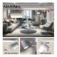 Plafond-wandlamp (inbouw) LED 2xGU10 draaibaar aluminium wit voor binnen