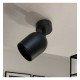 Plafond-wandlamp LED kantelbaar plafond zwart voor 1x GU10