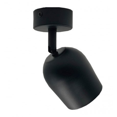 Aplique LED de techo orientable techo negro para 1 GU10