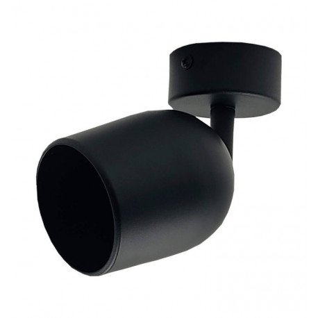 Aplique LED de techo orientable techo negro para 1 GU10