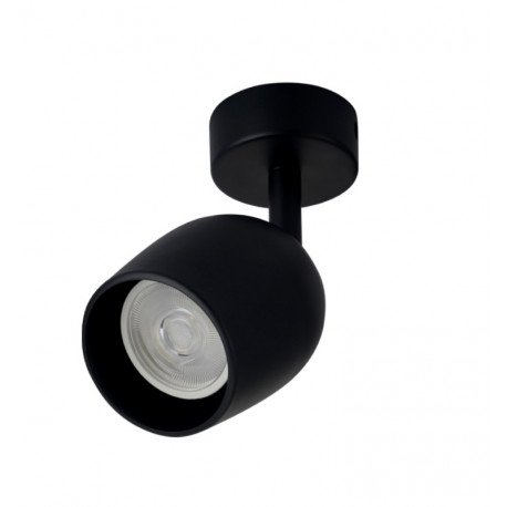 Aplique LED de techo orientable techo negro para 1 GU10