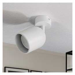 Plafond-wandarmatuur LED kantelbaar LEIDEN wit voor GU10