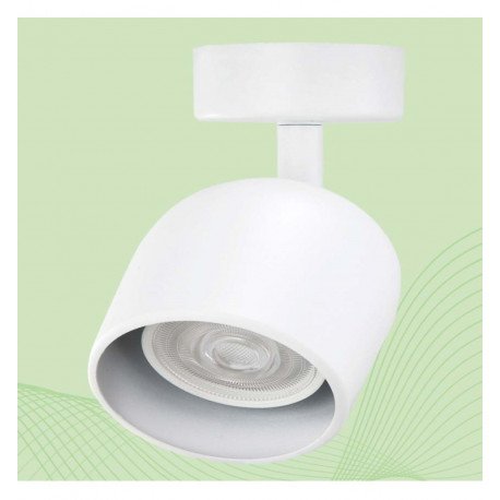 Plafond-wandarmatuur LED kantelbaar LEIDEN wit voor GU10
