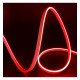 LED neonstrip 24V 13W/m rood voor rótulos, flexibel 6x12 mm