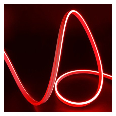 LED neonstrip 24V 13W/m rood voor rótulos, flexibel 6x12 mm