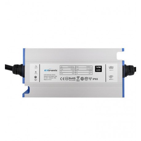 LED-driver 50W voor MAGNUM PRO armaturen IP65 1300mA GXTronic