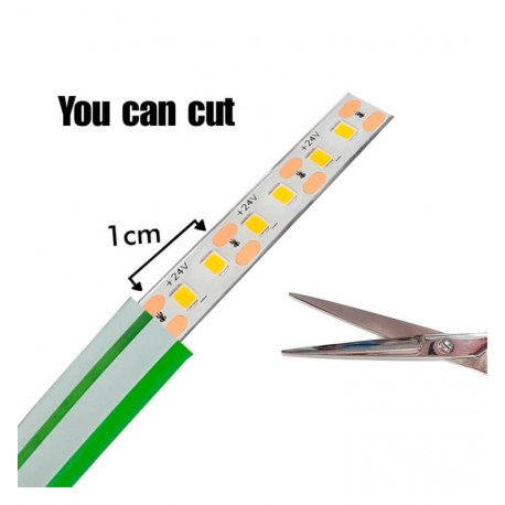 Led-neon flexstrip 24V 13W/m groen voor borden en decoratie