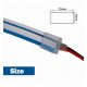 LED-neon flexibele strip 24V 13W/m voor rótulos, blauw