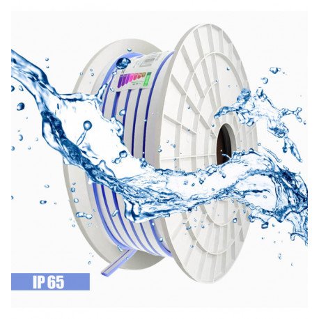 LED-neon flexibele strip 24V 13W/m voor rótulos, blauw
