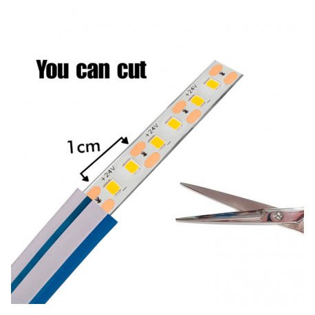 LED-neon flexibele strip 24V 13W/m voor rótulos, blauw