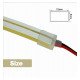 Tira Neón LED Flexible 24V 13W/m para rótulos amarillo