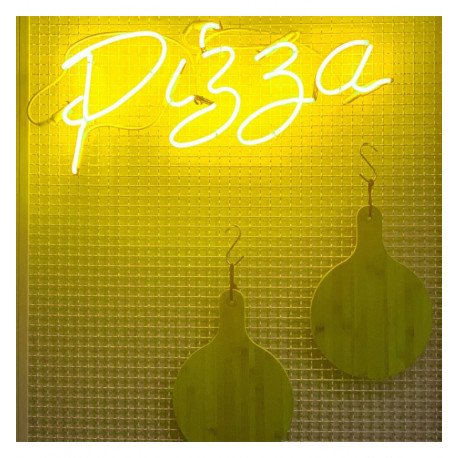 Led-neonflex 24V 13W/m geel voor belettering