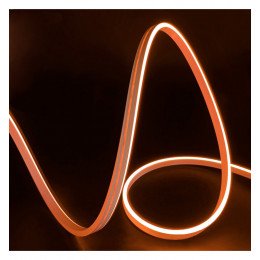 Tira Neón LED Flexible 24V 13W/m para rótulos naranja 50m