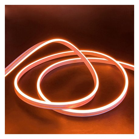 Tira Neón LED Flexible 24V 13W/m para rótulos naranja 50m