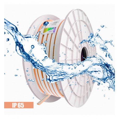 LED Neon Flex 24V 13W/m Orange 50m Roll