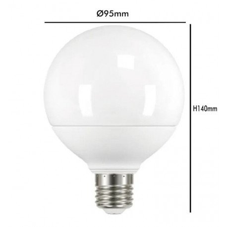 Bombilla LED Globo 15W G95 E27 luz 300° OSRAM DURIS E 2835