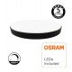 Plafondlamp LED 24W OSRAM Chip voor binnen, zwart, IP44