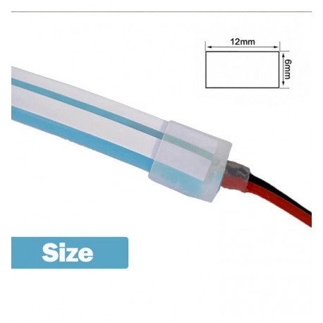 LED Neon Flex 24V 13W/m Light Blue for Signs