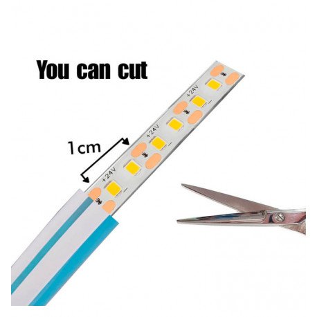 Led-neon flexibele strip 24V 13W/m voor lichtreclame blauw lichtblauw