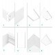 LED Panel Surface Mount Kit 120x30, 65mm Height