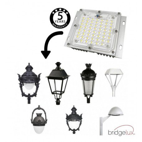LED-optische module 40W voor led-straatverlichting IP65 Bridgelux