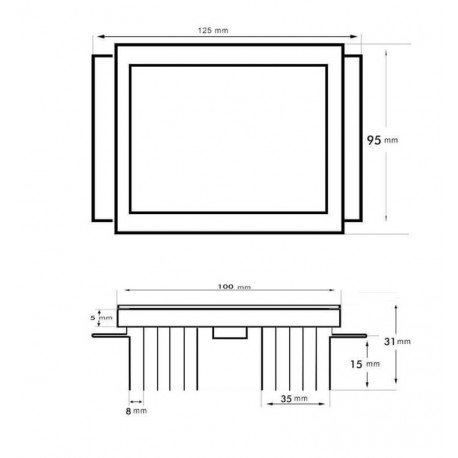 LED High Bay Optical Module 40W IP65 for Outdoor Street Light