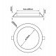 Rond led-inbouwpaneel Slim circular 20W OSRAM DURIS E