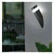 Wandlamp LED buiten circulair IP44 BREMEN 25 cm 8W