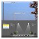 Led-straatverlichting AARHUS 10W-100W buiten met programmeerbare Philips-leddriver