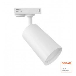 LED-railspot 10W eenfasig kantelbaar met GU10