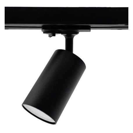 Led-railspot 10W monofase draaibaar zwart met GU10