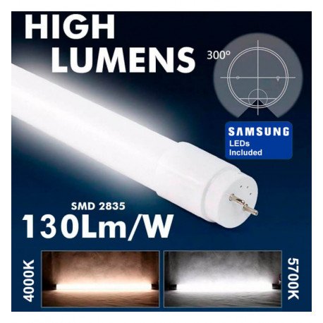 Ledbuis 9W 60 cm glas 300° hoge lichtopbrengst SMD2835